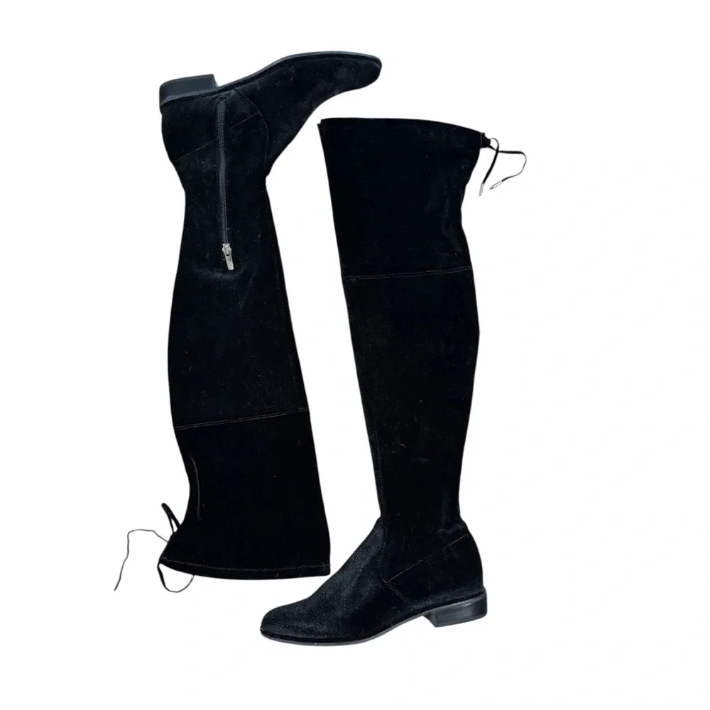 Marc Fisher Over the Knee Thigh High Velvet Boots Size 8